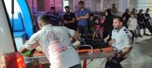 إسعاف الجرحى من مدرسة المفتي