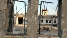Archive: View of one the many buildings destroyed by air strickes in Gaza City, February 2011 | © Xavier Bourgois / HI