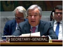 The Secretary-General's remarks to the Security Council on the Middle East
