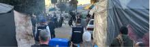 OCHA, World Health Organization and partners bring supplies to Shuhada al-Aqsa Hospital in the middle of the Gaza Strip on 10 February. Photo: OCHA