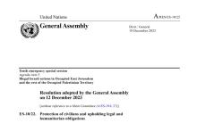 Protection of civilians and upholding legal and humanitarian obligations