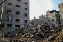 destroyed buildings in gaza