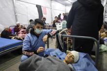 WHO teams deliver supplies to hospitals in Northern and Southern Gaza New mass displacement of Pa