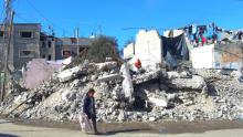 Destruction in Rafah